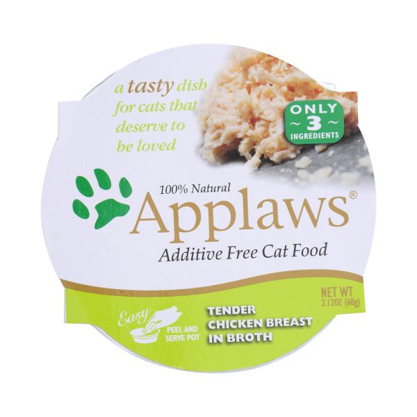 APPLAWS: Cat Food Tender Chicken Breast With Rice, 2.12 oz