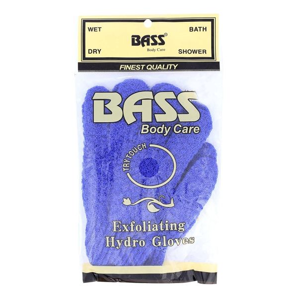 BASS BRUSHES: Exfoliating Hydro Nylon Gloves, 1 EA