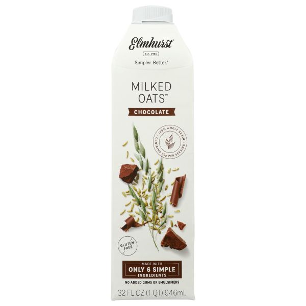 ELMHURST: Milk Oat Chocolate, 32 oz