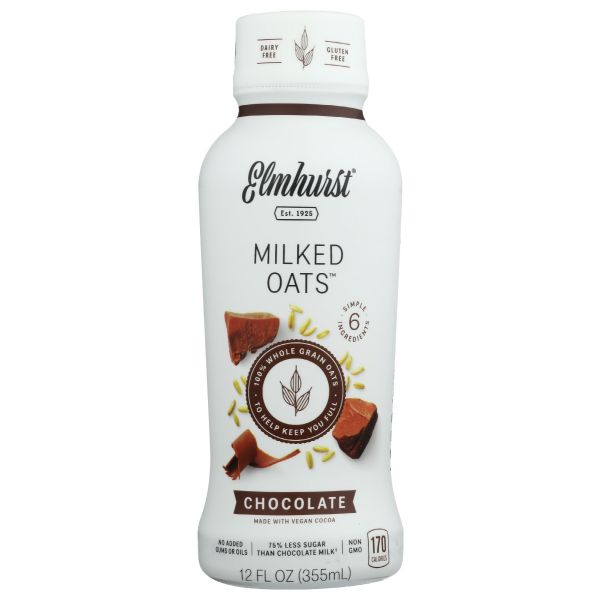 ELMHURST: Milk Oat Chocolate, 12 oz