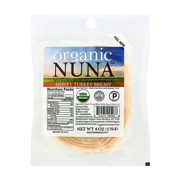 ORGANIC NUNA: Honey Turkey Breast, 6 oz