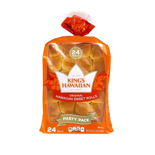 KINGS HAWAIIAN: Original Hawaiian Sweet Rolls, 24 oz