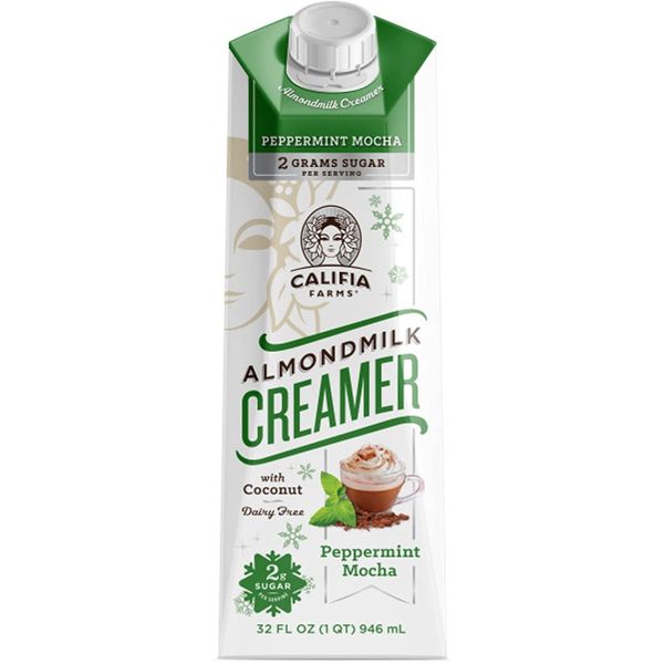 CALIFIA: Peppermint Mocha Almond Milk Coffee Creamer, 32 fo