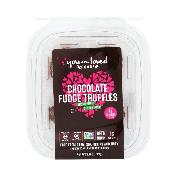 YOU ARE LOVED FOODS: Truffle Choc Fudge, 2.6 oz