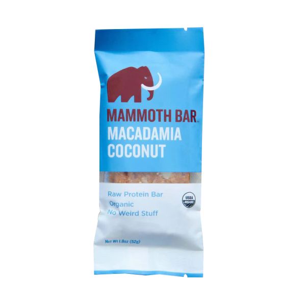 MAMMOTH BAR: Bar Macadamia Coconut, 1.8 oz