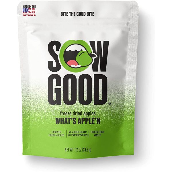 SOW GOOD: Freeze Dried Apple Snack, 1.2 oz