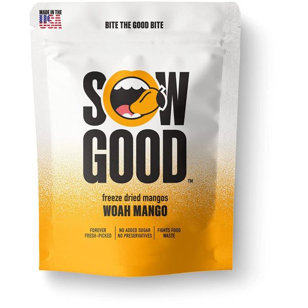 SOW GOOD: Freeze Dried Mango Snack, 1.2 oz