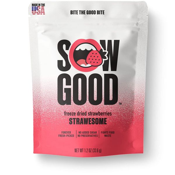 SOW GOOD: Freeze Dried Strawberry Snack, 1.2 oz