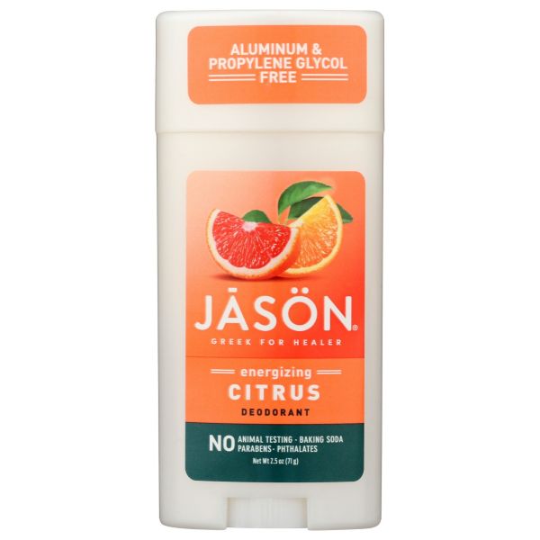 JASON: Deodorant Stick Citrus, 2.5 OZ