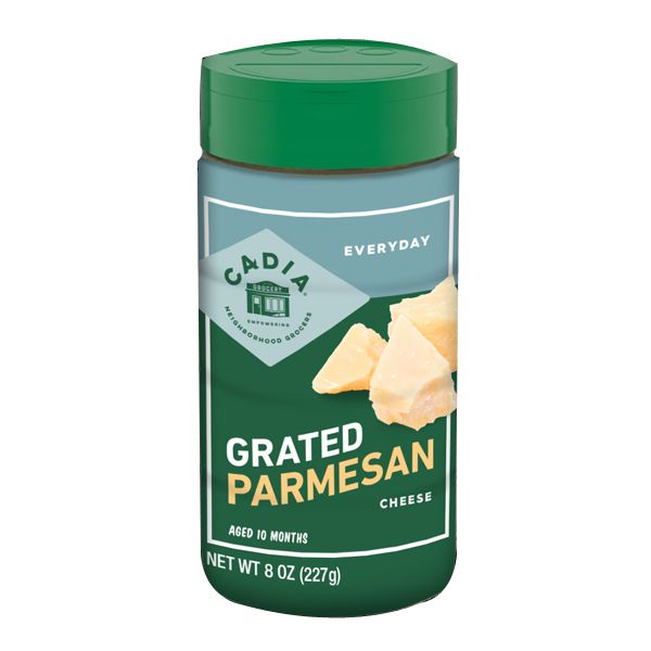 CADIA EVERYDAY: Grated Parmesan Cheese, 8 oz