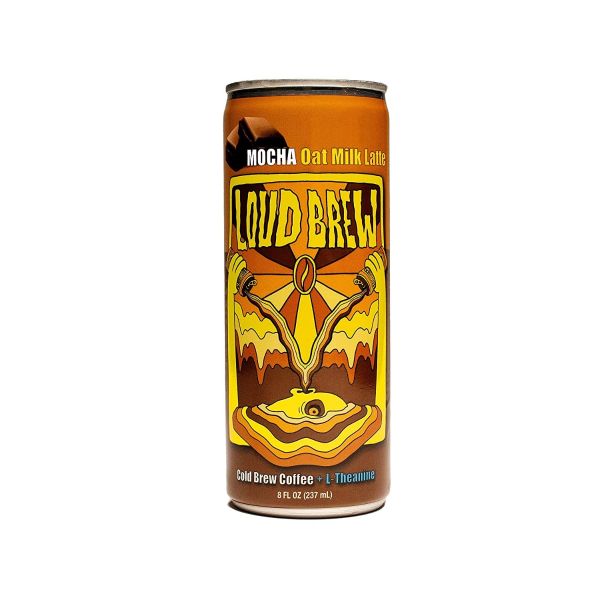 LOUD BREW: Mocha Oat Milk Latte Coffee, 8 fo