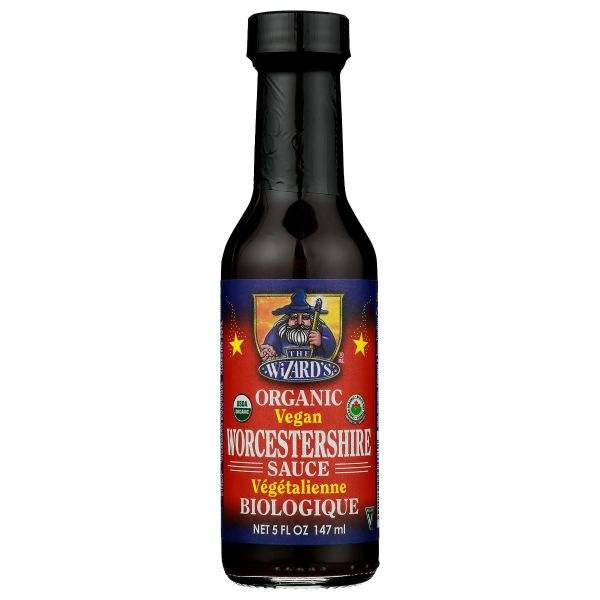 WIZARD SAUCES: Organic Vegan Worcestershire Sauce, 5 fo