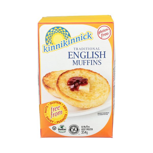 KINNIKINNICK: Traditional English Muffins, 12.5 oz