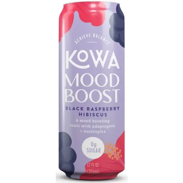 KOWA: Mood Boost Black Raspberry Hibiscus, 12 fo