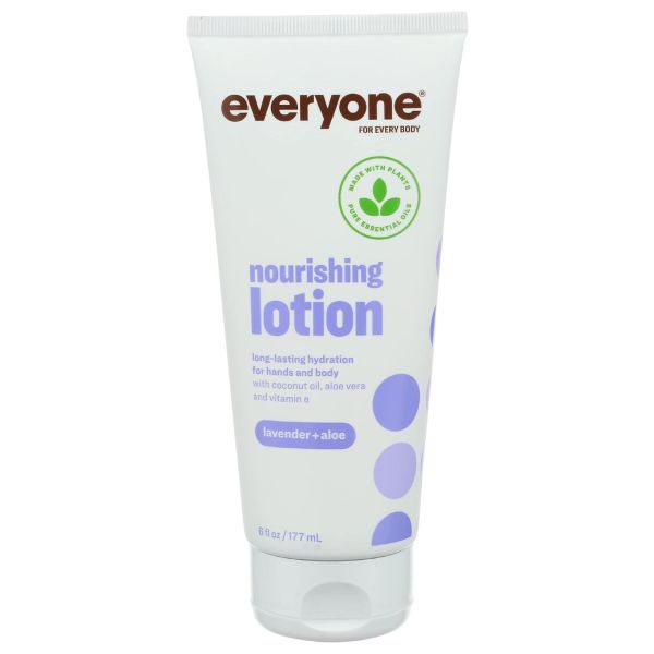 EVERYONE: 3 in 1 Lotion Tube Lavender And Aloe, 6 oz