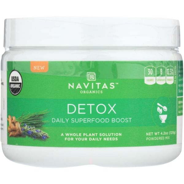 NAVITAS: Detox Daily Superfood Boost, 4.2 oz