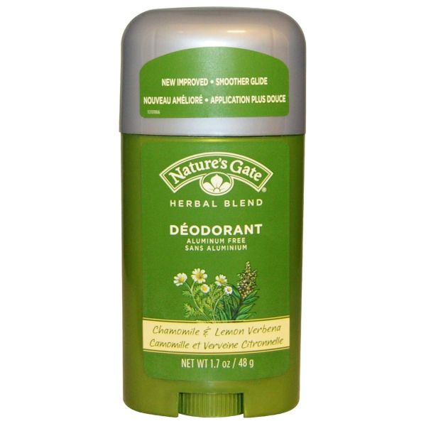 NATURES GATE: Deodorant Stick Chamomile and Lemon Verbena, 1.7 oz