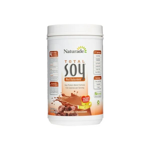 NATURADE: Total Soy All Natural Meal Replacement Powder Bavarian Chocolate, 37.1 oz