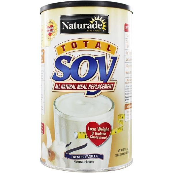 NATURADE: Total Soy All Natural Meal Replacement Powder French Vanilla, 37.14 oz