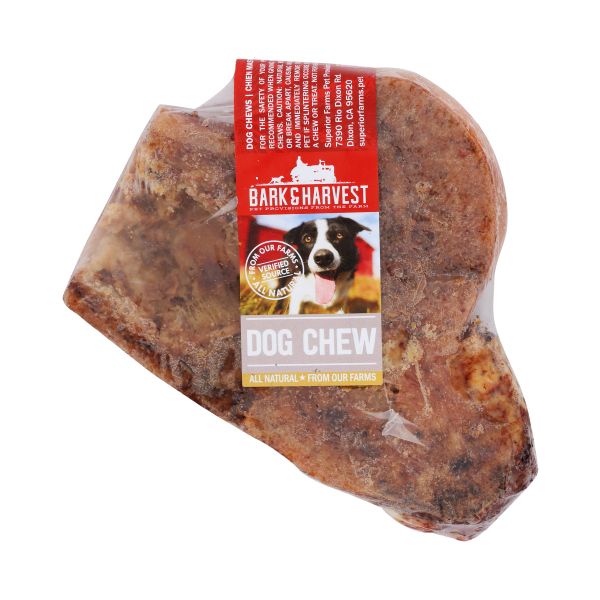 BARK AND HARVEST: Treat Dog Beef Knuckle Slice, 1 EA