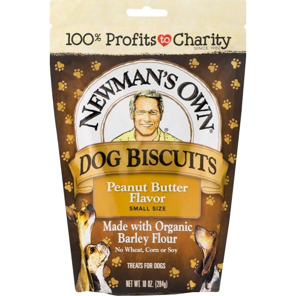 NEWMANS OWN ORGANIC: Pet Treat Peanut Butter Small Organic, 10 oz