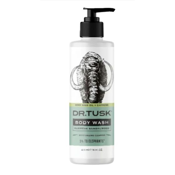 DR TUSK: Body Wash Burmese Sandalwood, 16 fo