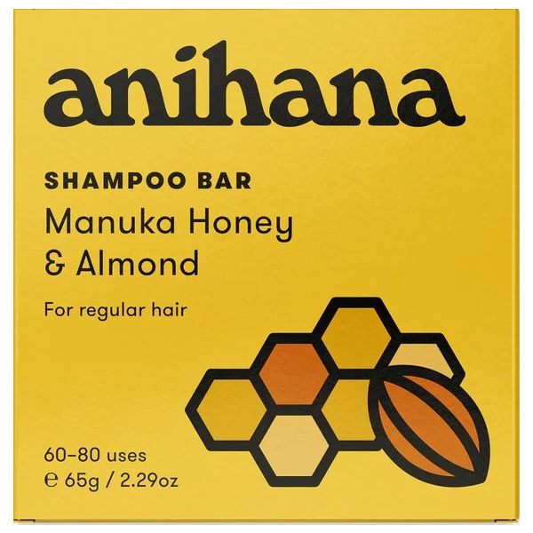 ANIHANA: Manuka Honey and Almond Shampoo Bar, 65 gm