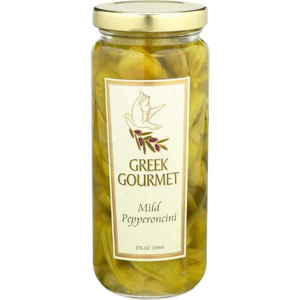 GREEK GOURMET: Mild Pepperoncini, 12 oz