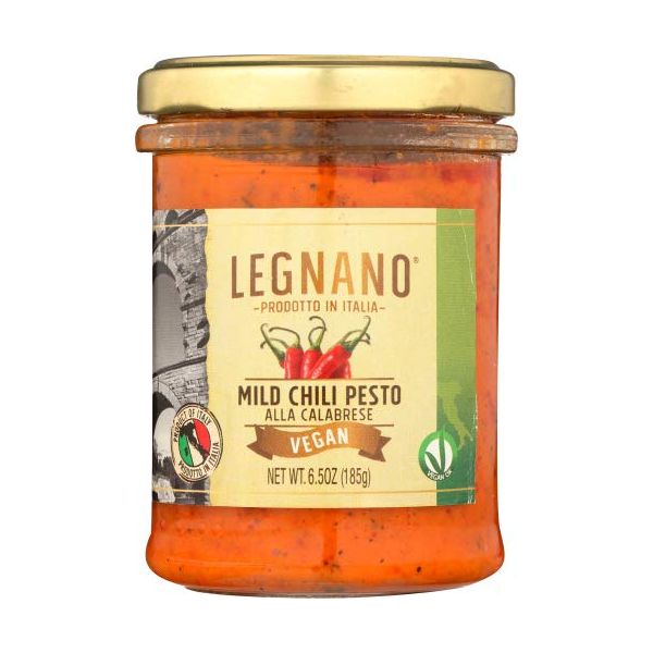 LEGNANO: Vegan Mild Chili Pesto Alla Calabrese, 6.5 oz