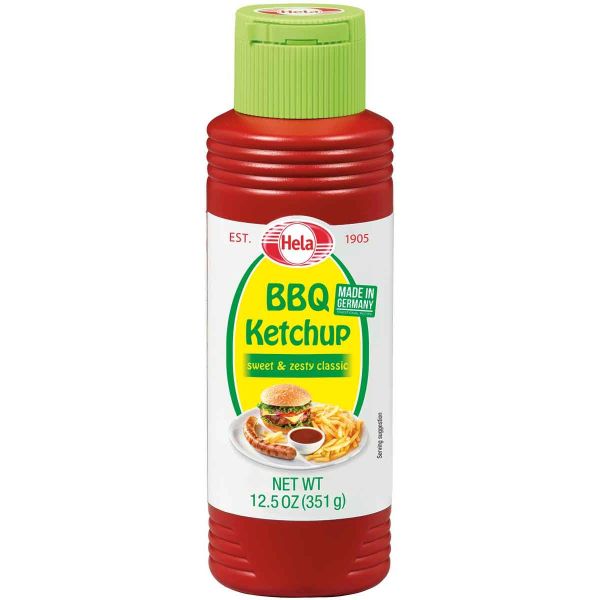 HELA: Sweet & Zesty Classic BBQ Ketchup, 12.5 oz
