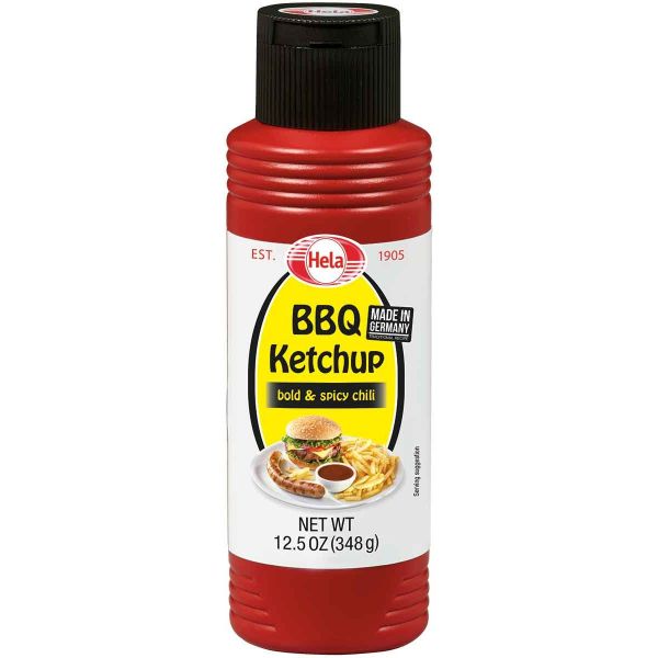 HELA: Bold & Spicy Chili BBQ Ketchup, 12 oz