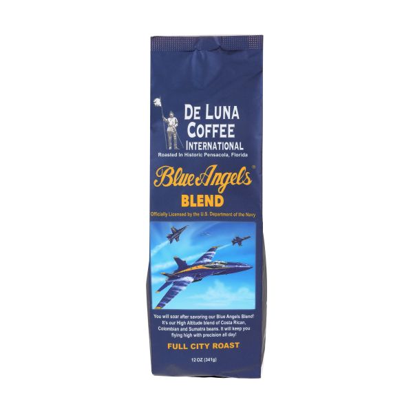 DELUNA COFFEE: Coffee Blue Angels Blend, 12 OZ