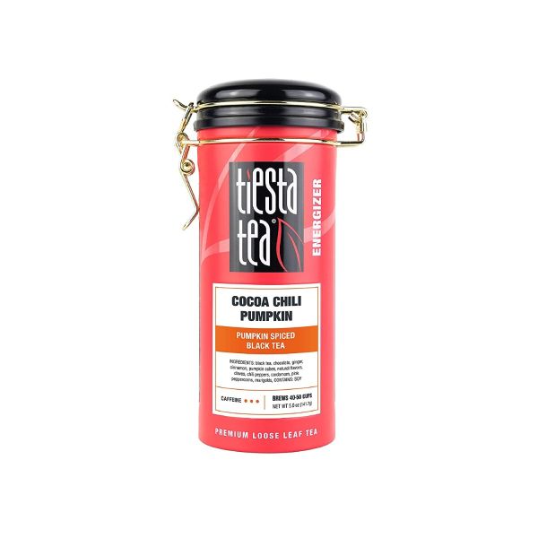 TIESTA TEA: Cocoa Chili Pumpkin Black Tea, 5 oz