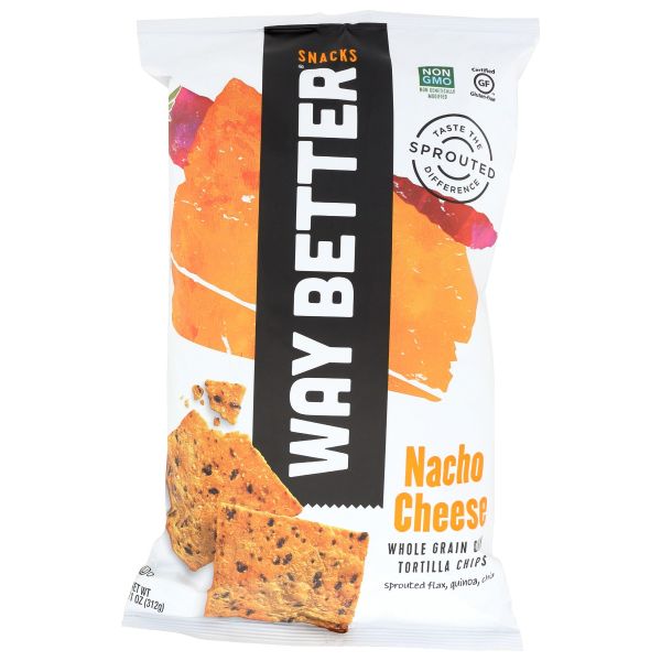 WAY BETTER SNACKS: Chip Tortilla Nacho Chse, 11 oz