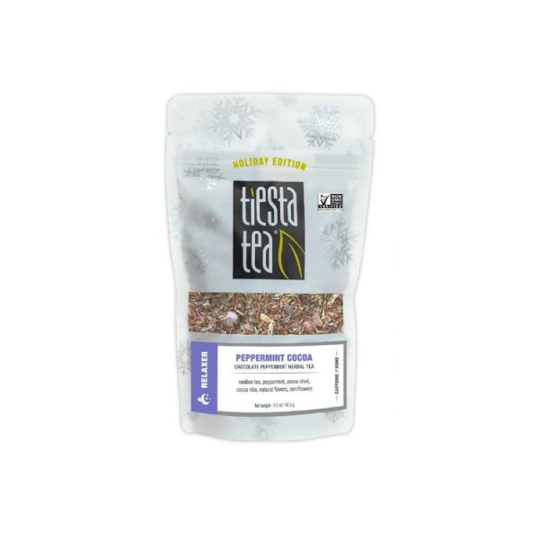 TIESTA TEA: Peppermint Cocoa Herbal Tea, 1.5 oz