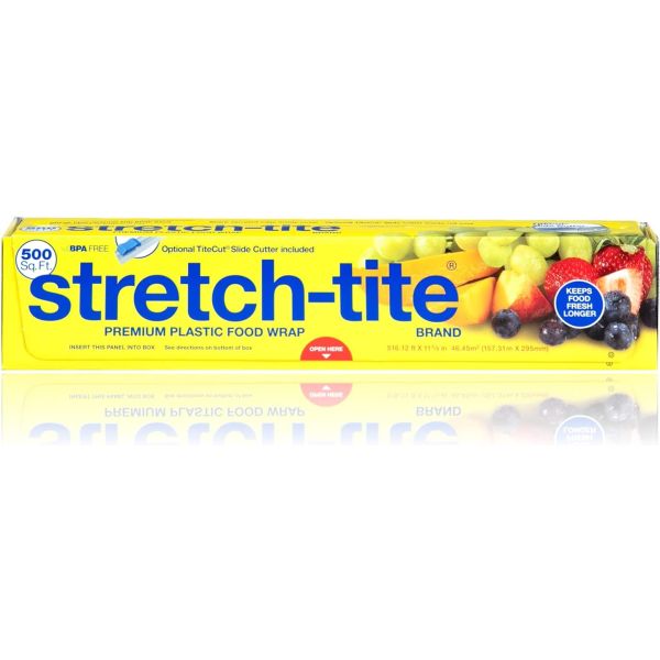 STRETCH TITE: Plastic Food Wrap 500 ft, 1 pc