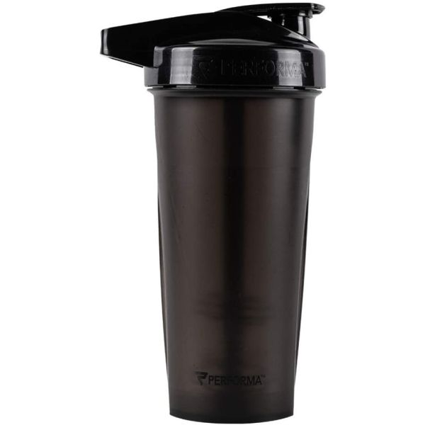 PERFORMA: Black Activ Shaker Bottle, 28 oz