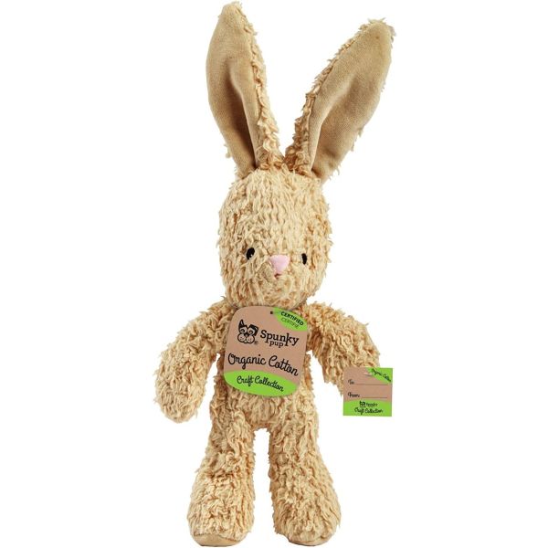 SPUNKY PUP: Organic Cotton Large Bunny Dog Toy, 1 ea