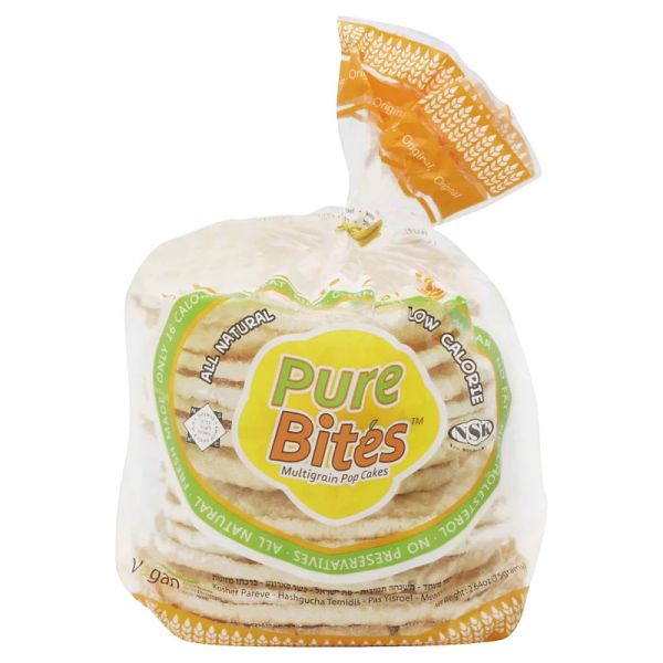 PURE BITES: Multigrain Original Pop Cakes, 2.64 oz