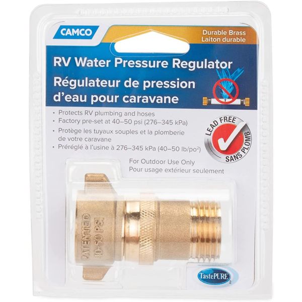 CAMCO: 3/4 Water Pressure Regulator, 1 ea