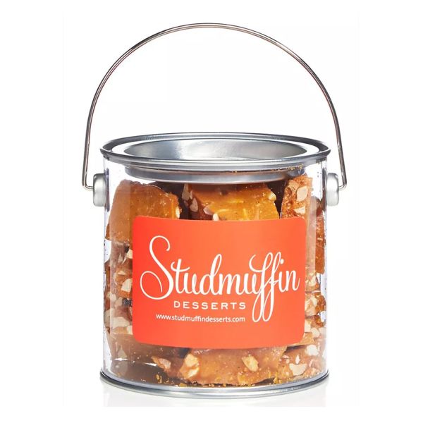 STUDMUFFIN DESSERTS: Bleecker Street Brittle Stud Bucket, 16 oz