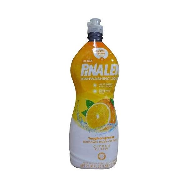 PINALEN PINE: Citrus Glow Ultra Dishwashing Liquid, 25.36 fo