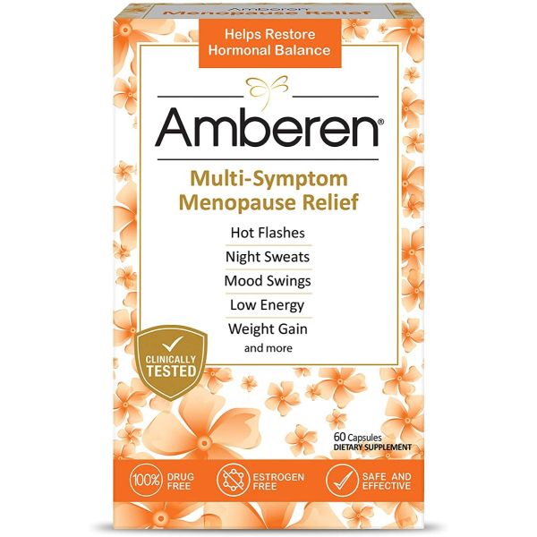 AMBEREN: Multi Symptom Menopause Relief, 60 cp