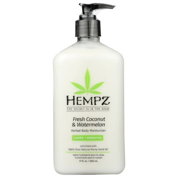 HEMPZ: Fresh Coconut Watermelon Body Moisturizer, 17 oz