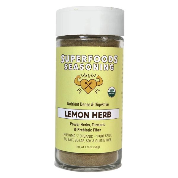 SUPERFOODS SEASONING: Lemon Herb Seasoning, 1.9 oz