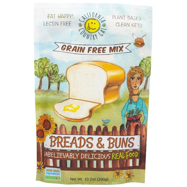 CALIFORNIA COUNTRY GAL: Keto Breads & Buns Mix, 10.2 oz