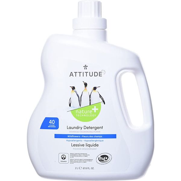 ATTITUDE: Wildflowers 40 Loads Laundry Detergent, 67.6 fo