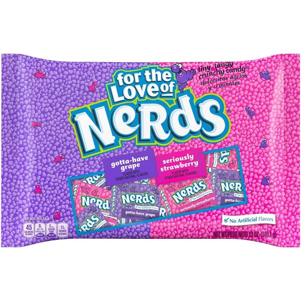 FERRARA CANDY: Nerds Grape & Strawberry Candy, 12 oz