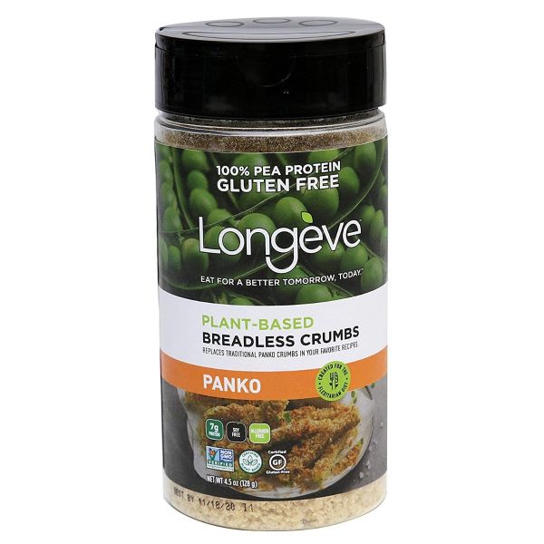 LONGEVE BRANDS: Panko Plant-Based Breadless Crumbs, 4.5 oz