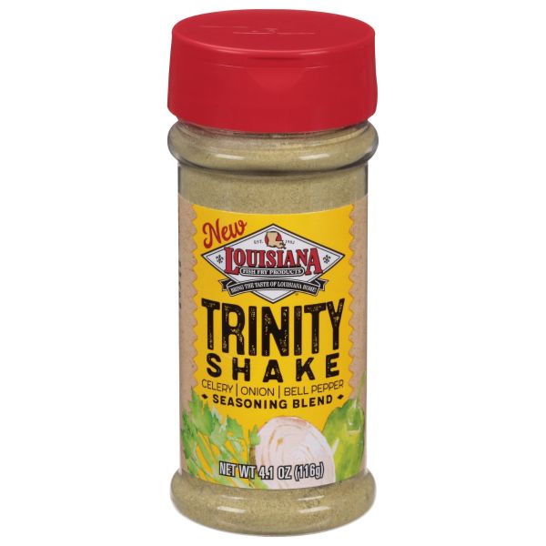 LOUISIANA FISH FRY: Seasoning Trinity Shake Blend, 4.1 OZ